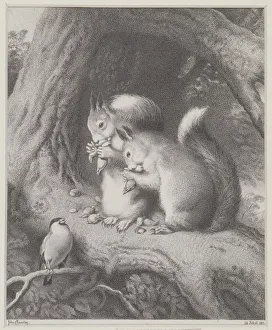 Squirrel Prints: Piper and a Pair of Nutcrackers. 1871. Artist: John Chumley
