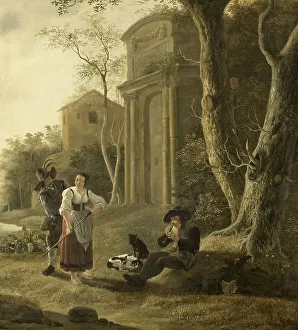 Piper Prints: The Piper (Shepherd Scene with Shawm Player)