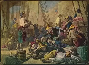 Basil Lubbock Gallery: Pirates Decoying an American Ship, c1880