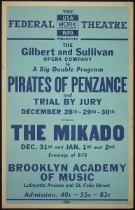 Academy Prints: Pirates of Penzance, New York, [1930s]. Creator: Unknown