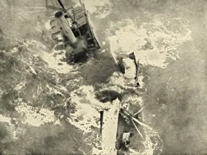 Breaking Up Prints: The Pirates Work: Steamer Breaking Up, (1919). Creator: Unknown