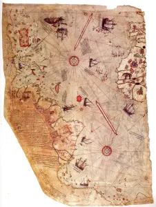 piri reis world map 1513 artist piri reis 1470 1553 Trending Item 5