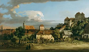 Pirna: The Obertor from the South, mid-1750s. Creator: Bernardo Bellotto