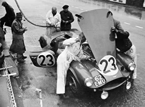 Hose Prints: Pit stop, Le Mans 24 Hours, France, 1955