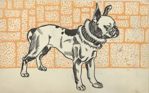 Burger Nikolaus Prints: Pitbull Terrier, 1912. Creator: Moritz Jung