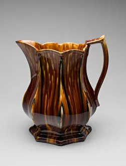 Bennington Gallery: Pitcher, 1849 / 52. Creator: Lyman Fenton & Co
