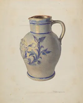 Buergerniss Carl Prints: Pitcher, 1935 / 1942. Creator: Carl Buergerniss