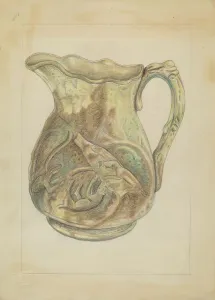 Animal Motif Prints: Pitcher, 1935/1942. Creator: Gertrude Lemberg