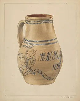 Francis Law Durand Prints: Pitcher, 1937. Creator: Francis Law Durand