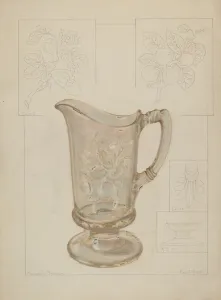 Artists Pencil Sketch Prints: Pitcher, 1937. Creator: Manuel G. Runyan