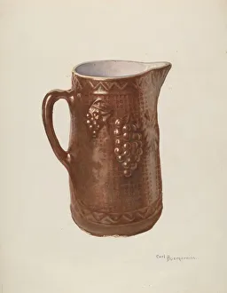 Buergerniss Carl Prints: Pitcher, 1940. Creator: Carl Buergerniss