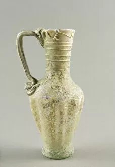 Glass Blown Technique Collection: Pitcher, 2nd century. Creator: Unknown