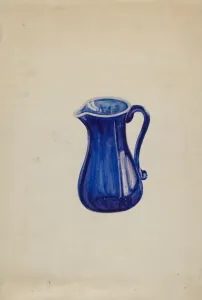 Sterling Ella Josephine Prints: Pitcher, c. 1936. Creator: Ella Josephine Sterling