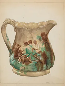 Pitcher, c. 1936. Creator: Janet Riza