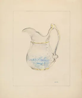 Watercolour And Graphite On Paperboard Collection: Pitcher, c. 1936. Creator: Joseph Sudek
