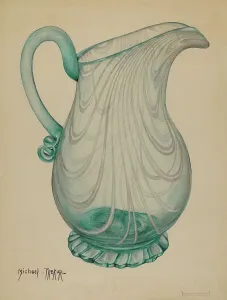Michael Trekur Prints: Pitcher, c. 1936. Creator: Michael Trekur