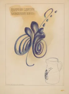 George Loughridge Prints: Pitcher, c. 1937. Creator: George Loughridge