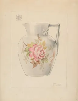 Watercolour And Graphite On Paperboard Collection: Pitcher, c. 1937. Creator: Joseph Sudek