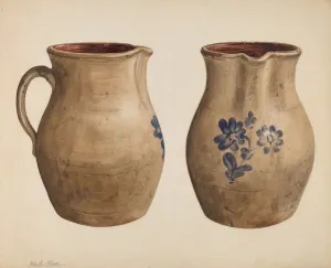 Delasser Yolande Prints: Pitcher, c. 1937. Creator: Yolande Delasser