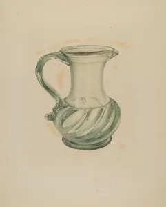 Pitcher, c. 1938. Creator: Marie Mitchell