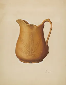 Pitcher, c. 1938. Creator: Richard Barnett