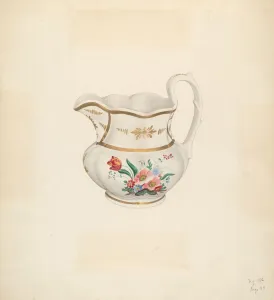 Pitcher, c. 1938. Creator: Roberta Spicer