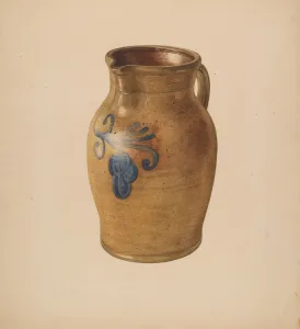 Capelli Giacinto Prints: Pitcher, c. 1939. Creator: Giacinto Capelli