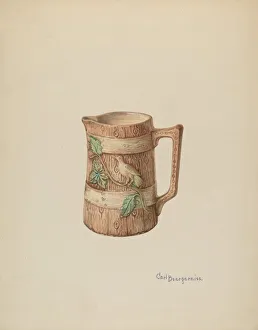 Buergerniss Carl Prints: Pitcher, c. 1940. Creator: Carl Buergerniss