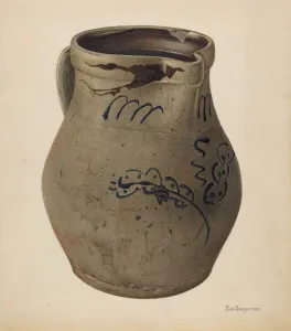 Trademark Prints: Pitcher, c. 1940. Creator: John Tarantino