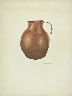 Ecclesiastical Prints: Pitcher (Ecclesiastical), 1938. Creator: N. H. Yeckley