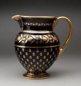 Leaf Design Prints: Pitcher, Sevres, 1833. Creator: Sevres Porcelain Manufactory