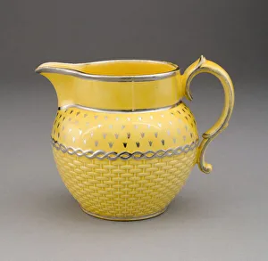 Pitcher, Staffordshire, 1820/30. Creator: Staffordshire Potteries Pitcher, Staffordshire, 1820/30. Creator: Staffordshire Potteries