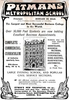 The Tatler Prints: Pitmans Metropolitan School, 1906