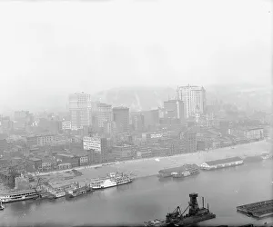 Pittsburg[h] from Mt. Washington, c1903. Creator: Unknown