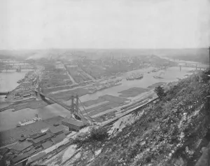 Ohio River Prints: Pittsburgh, in Pennsylvania, 19th century