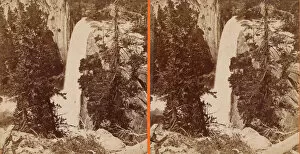 Carleton Emmons Watkins Gallery: Piwyac, or the Vernal Fall, 300 feet from the cliff, Yosemite Valley, Mariposa County