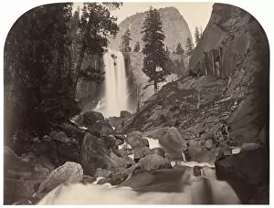 Carleton Emmons Watkins Gallery: Piwyac, Vernal Fall, 300 feet, Yosemite, 1861. Creator: Carleton Emmons Watkins