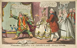 Covent Garden Gallery: Pizzaro a New Play or the Drury-Lane Masquerade, June 11, 1799. Creator: Unknown