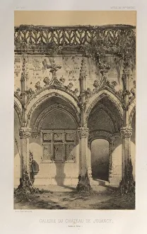 Lith De Godard A Paris Prints: Pl. 41, Galerie Du Chateau De Jouancy (Saone et Loire), 1860. Creator: Victor Petit