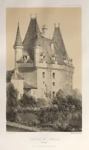 Pl. 51, Chateau De Jumillac (Dordogne), 1860. Creator: Victor Petit (French, 1817-1874)