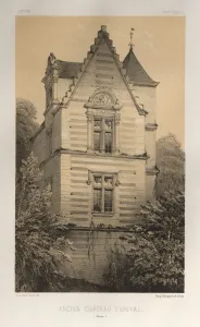 Pl. 55, Ancien Chateau DErival (Aisne), 1860. Creator: Victor Petit (French