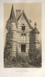 Lith De Godard A Paris Prints: Pl. 72, Fief De La Motte (Saone et Loire), 1860. Creator: Victor Petit (French, 1817-1874)