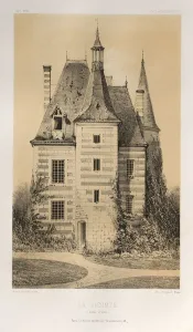 Lith De Godard A Paris Prints: Pl. 75, La Vicomte (Saone et Loire), 1860. Creator: Victor Petit (French, 1817-1874)