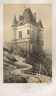 Lith De Godard A Paris Prints: Pl. 77, Le Mesnil (Correze), 1860. Creator: Victor Petit (French, 1817-1874)