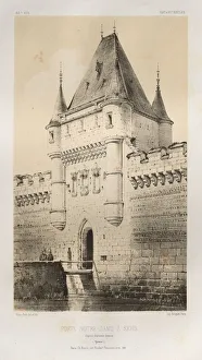 Lith De Godard A Paris Prints: Pl. 80, Porte Notre-Dame a Sens dapres dancienNEs dessins (Yonne), 1860