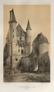 Lith De Godard A Paris Prints: Pl. 82, Fief de Sart-lAbbe (Aisne), 1860. Creator: Victor Petit (French, 1817-1874)