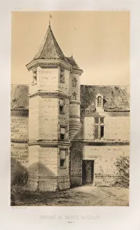 Lith De Godard A Paris Prints: Pl. 87, Prieure de Sainte Gaudulfe (Eure), 1860. Creator: Victor Petit (French, 1817-1874)