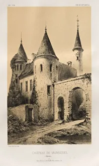 Lith De Godard A Paris Prints: Pl. 89, Chateau du Vaumissel (Calvados), 1860. Creator: Victor Petit (French, 1817-1874)
