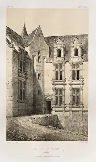Lith De Godard A Paris Prints: Pl. 92, Chateau de Bernesq (Calvados), 1860. Creator: Victor Petit (French, 1817-1874)