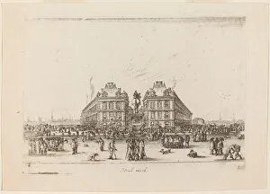 Place Dauphine Prints: Place Dauphine, 1642. Creator: Stefano della Bella